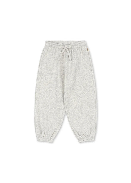 Pantalone tuta in cotone organico grey melange