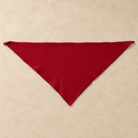 Sciarpa triangolare in caldo cotone – Amarena