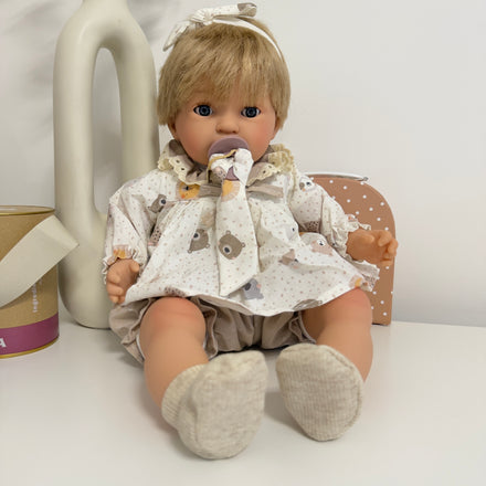 Reborn Noa – Bambola 45 cm con arti in vinile, corpo morbido