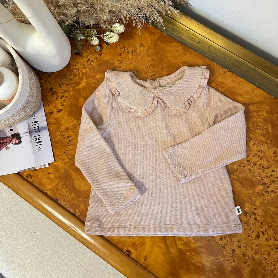 Maglia in caldo cotone – Rosa polvere, morbidezza unica