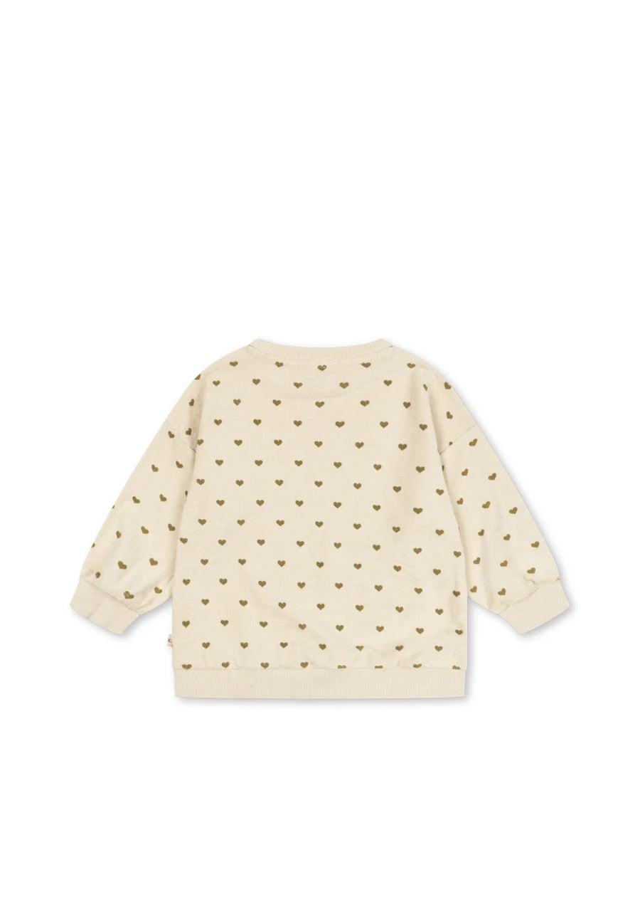 MITTY SWEAT SHIRT GOTS- Oyster Coeur