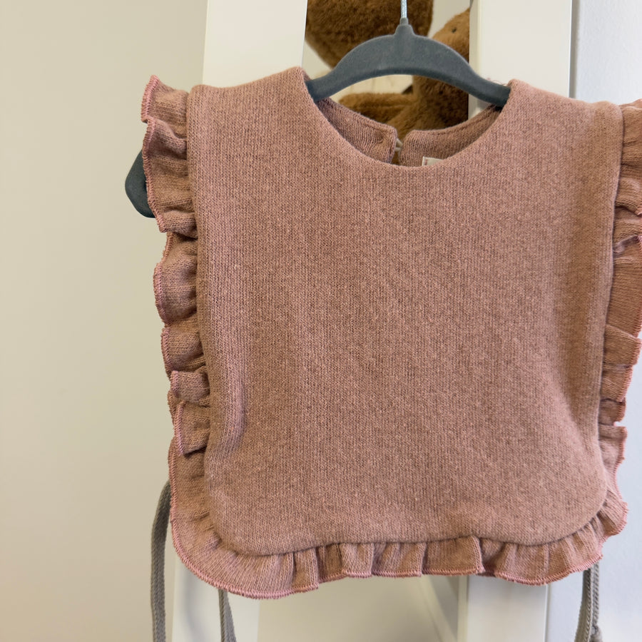 Gilet in caldo cotone blush