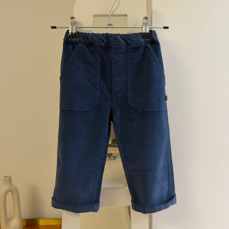 Pantaloni velluto a coste fini