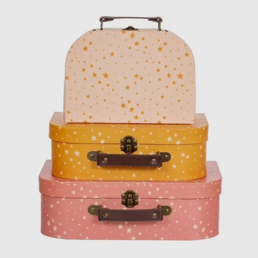 Set 3 Valigie stelle✨ – Perfette per Gioco, Organizzazione e Regali
