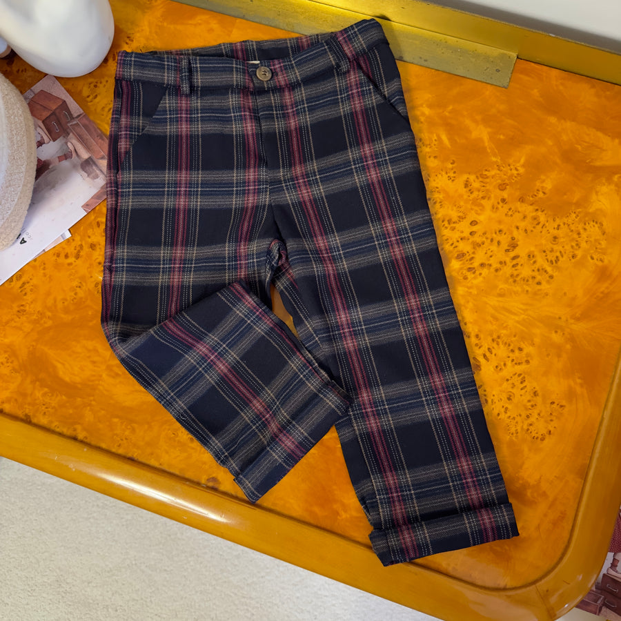 Pantalone scozzese regolabile in vita – Versatile e dai colori eleganti