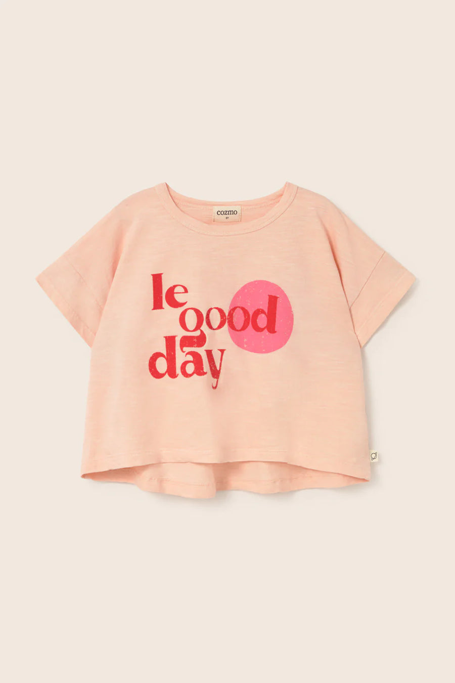 T-shirt aura in cotone fiammato