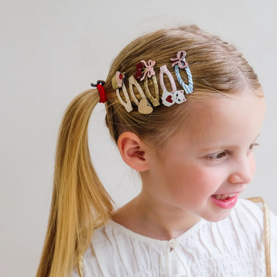 Mini Mollette per Capelli Gattini e Fiocchi -Kittybow
