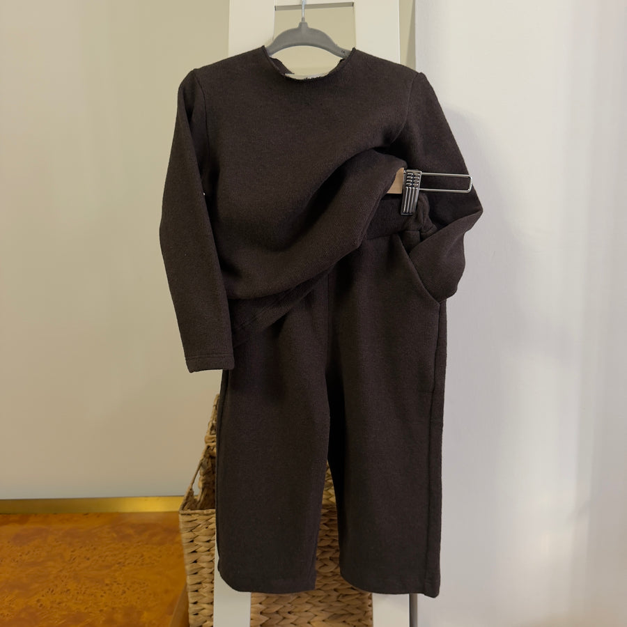 Maglia Basic in Caldo Cotone -ICE coffee