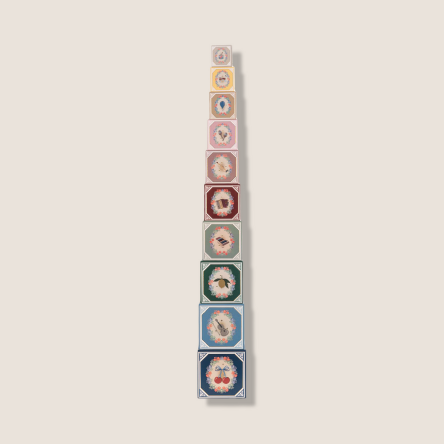 Set di cubi impilabili 1-10
