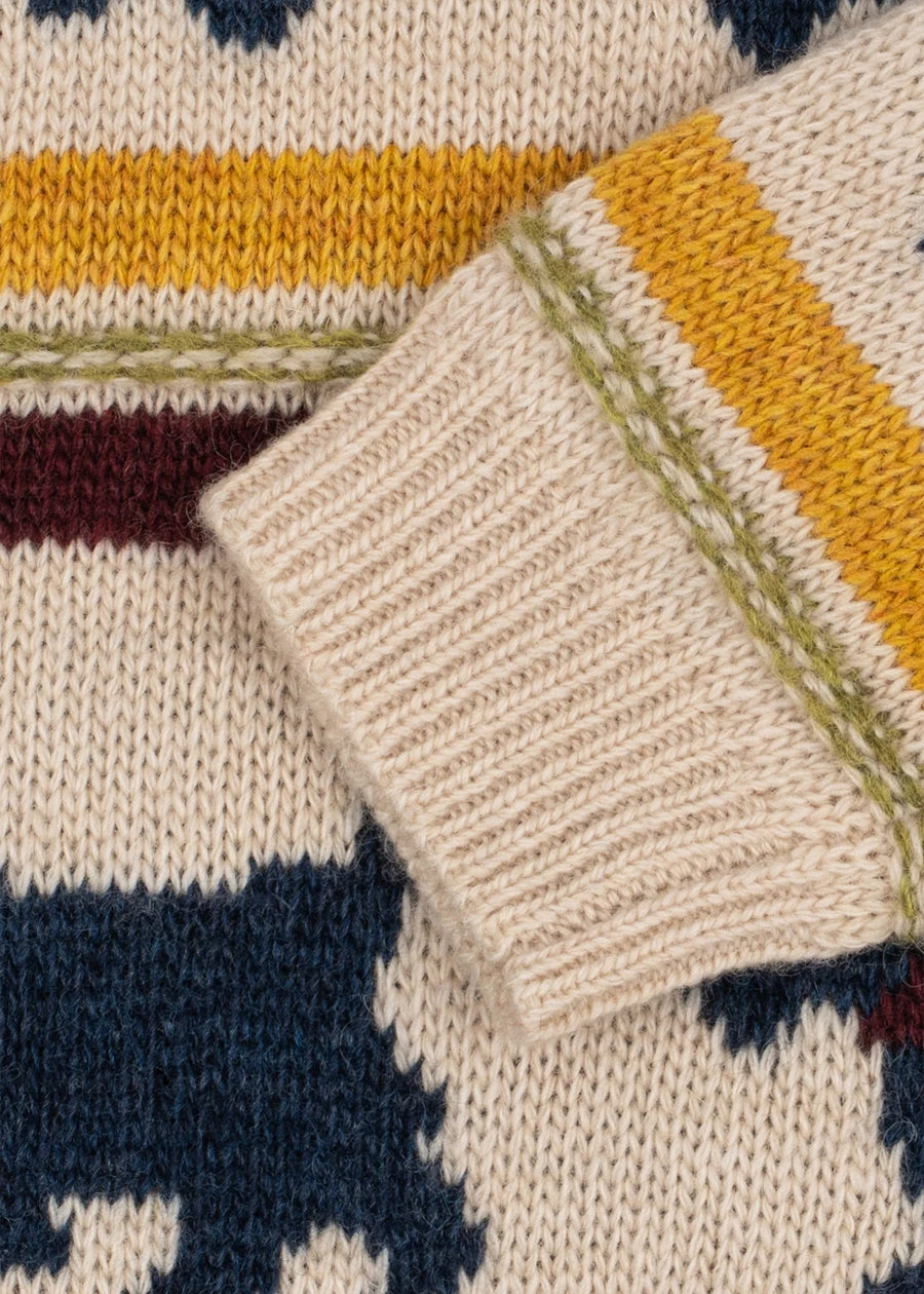 Maglione belou in misto lana- piccolo scottie