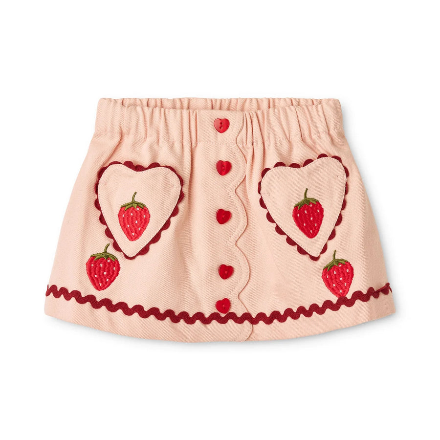 Melody Skirt – Gonnellina in Cotone -Soft Rose