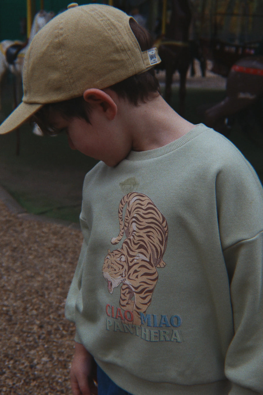 LOU SWEAT SHIRT GOTS - Sage
