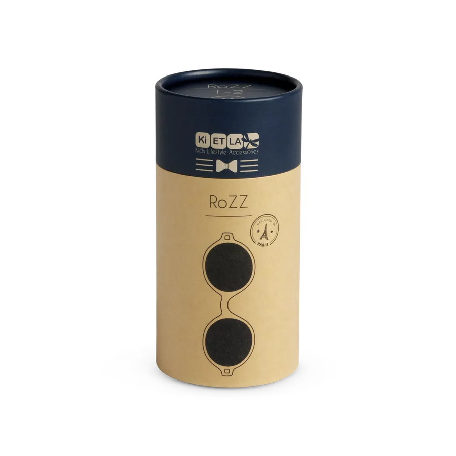 Occhiali da sole bambini UV400, montatura flessibile e sicura-ROZZ blue storm