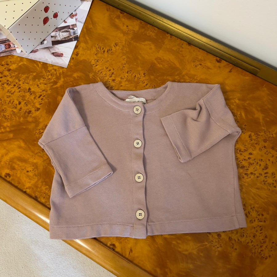 Cardigan a Scatoletta in Filo Morbidissimo – Cameo Rose
