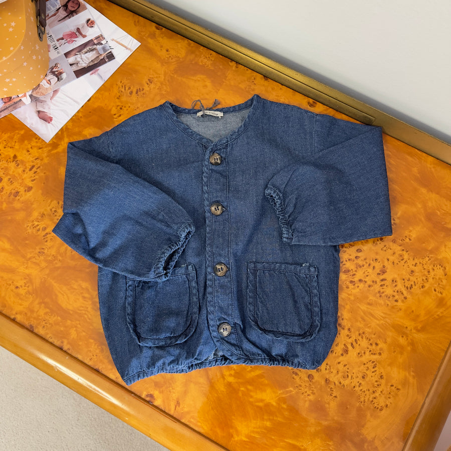 bomber in denim morbidissimo-Versatile e facile da abbinare