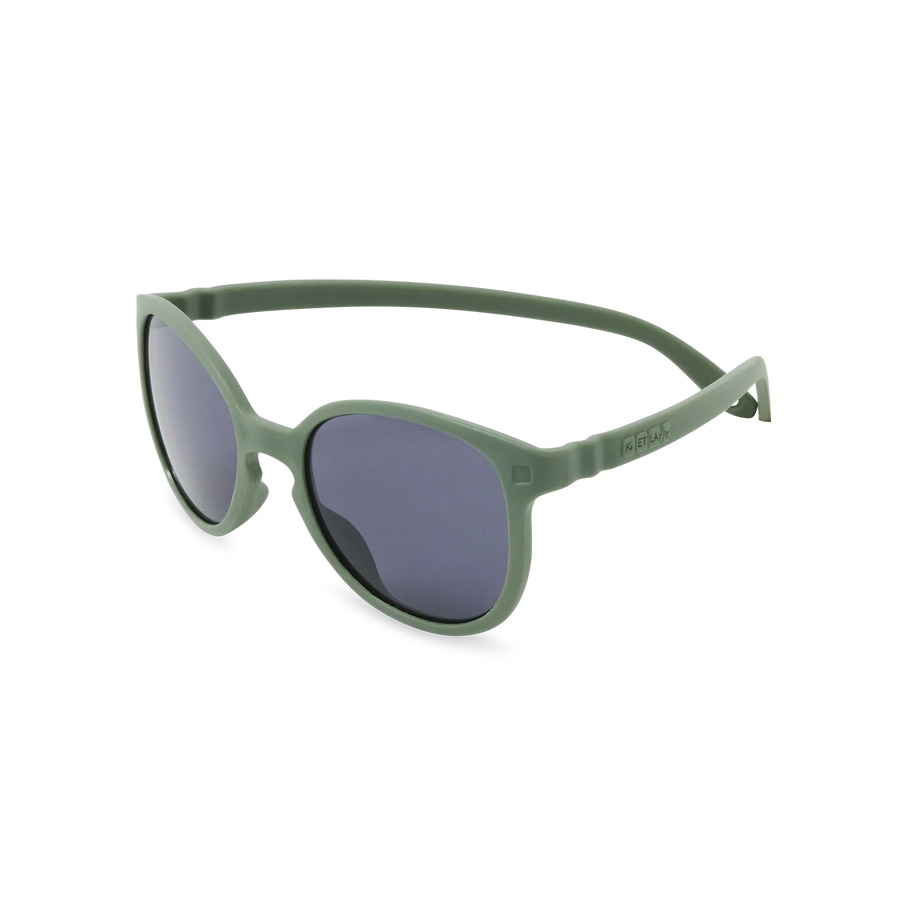 Occhiali da sole bambini UV400 flessibili e resistenti- WAZZ khaki