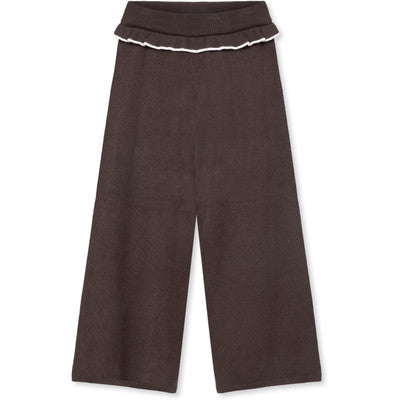 Pantaloni Fame in Viscosa EcoVero -Coffee Bean