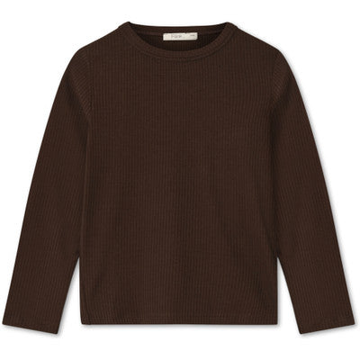 T-shirt a coste Kenna— Coffee Bean