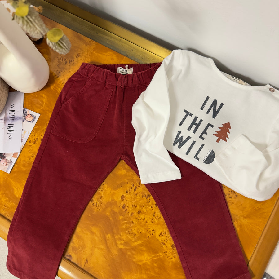 T-shirt in cotone organico IN THE WILD