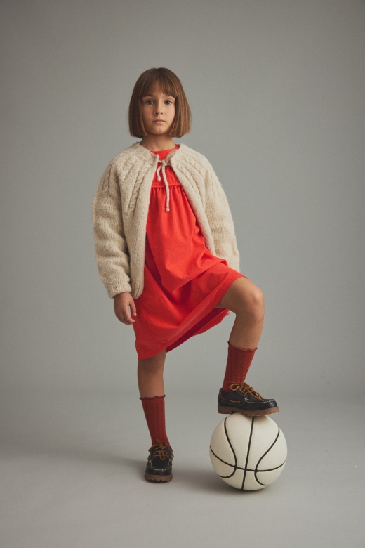 Cardigan tricot effetto shimmer -ivory