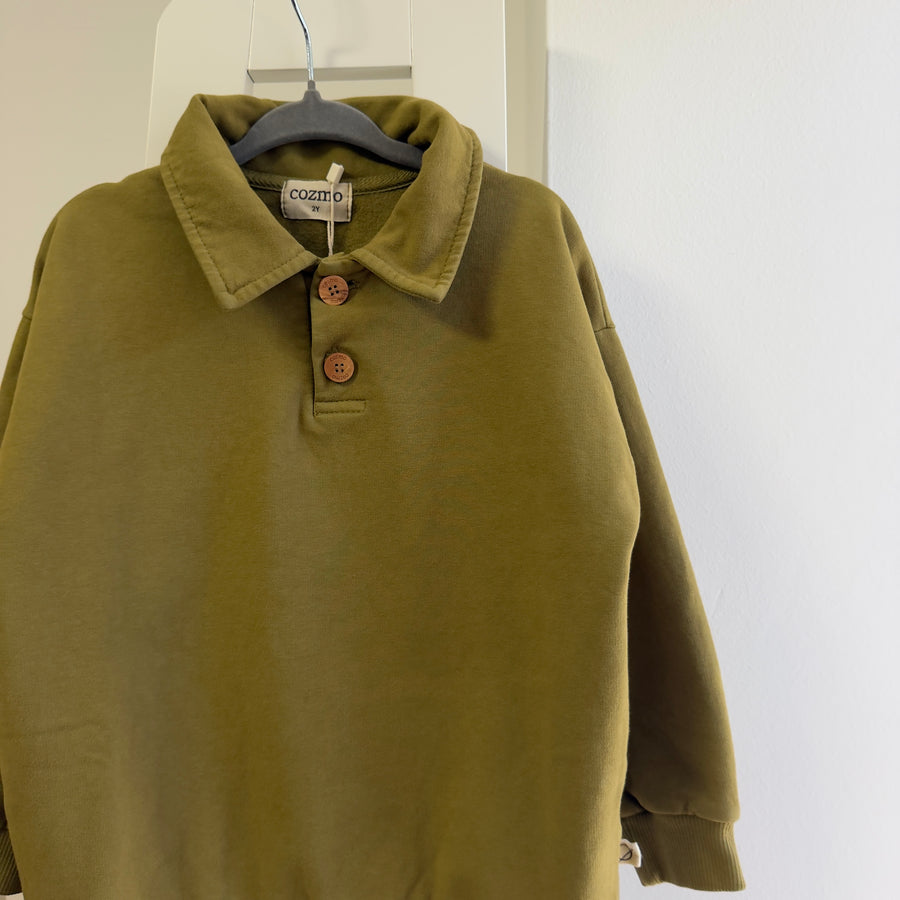 Polo in cotone bio elasticizzato