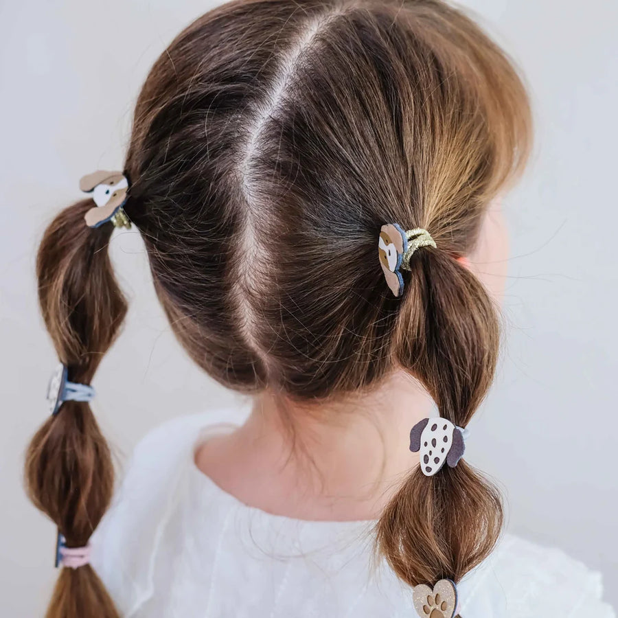 Mini Elastici per Capelli con Cagnolini -Puppy Love