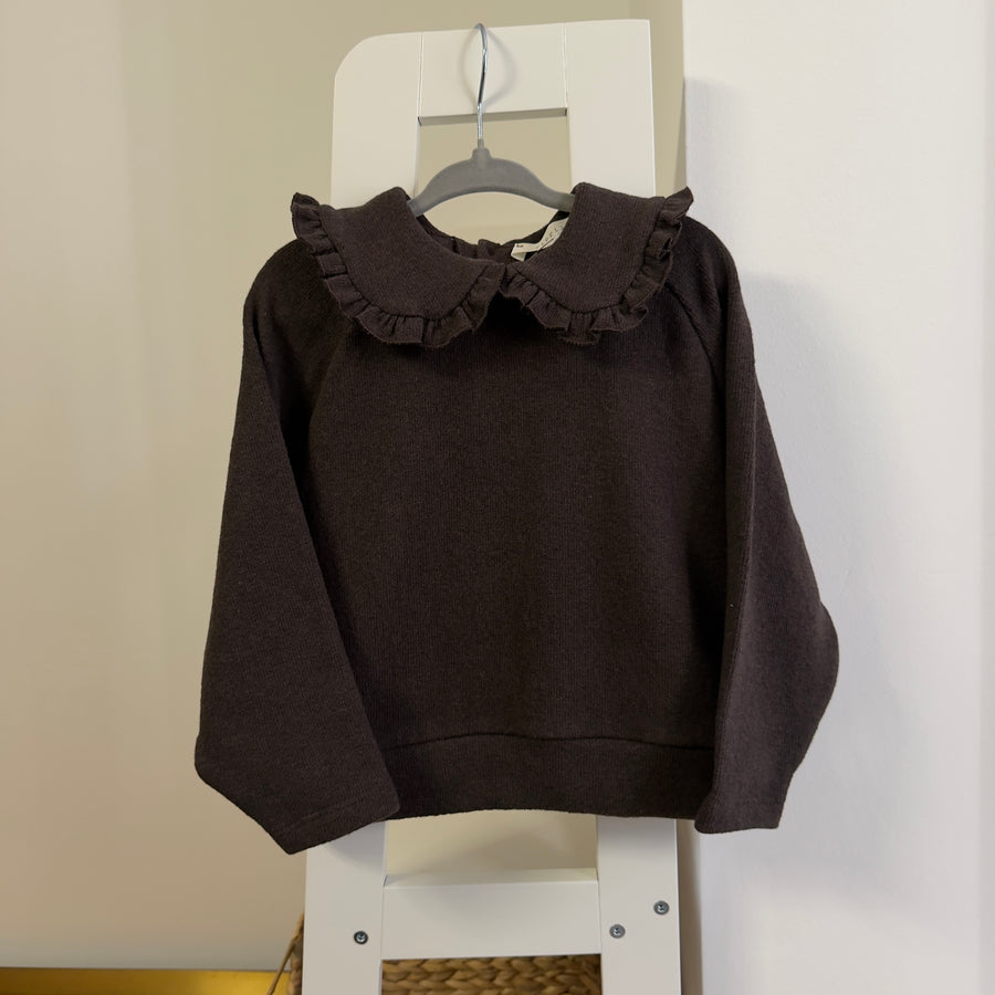Maglia con colletto a balza – Ice Coffee