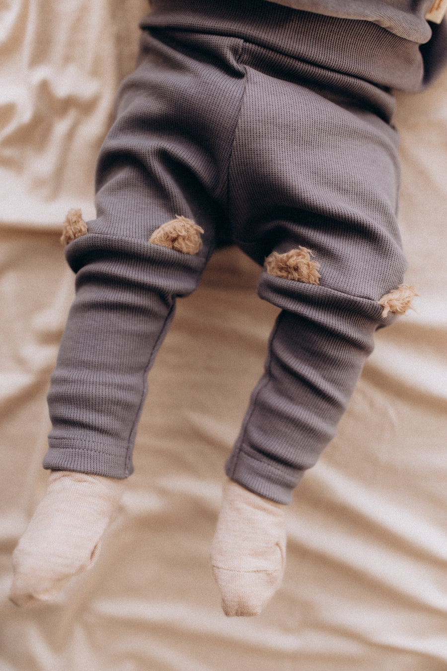 Leggings baby a costina- night owl