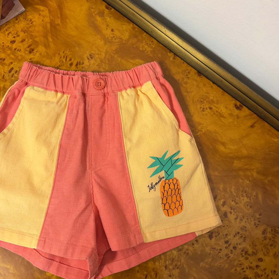 Pineapple Pigment Shorts