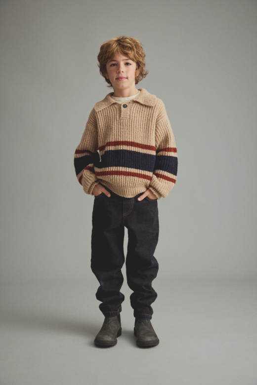 Pantaloni in denim washed antracite- Texas