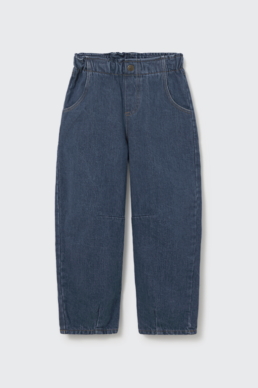 Pantaloni paperbag -denim