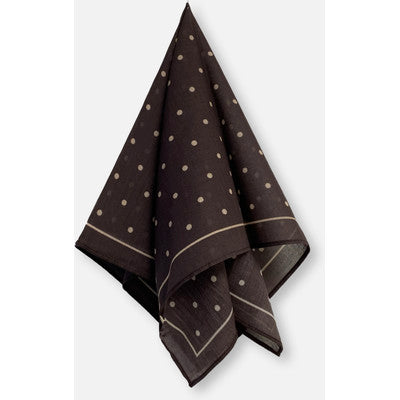 Kota Scarf – Sciarpa in Cotone a Pois -Coffee Bean Dot