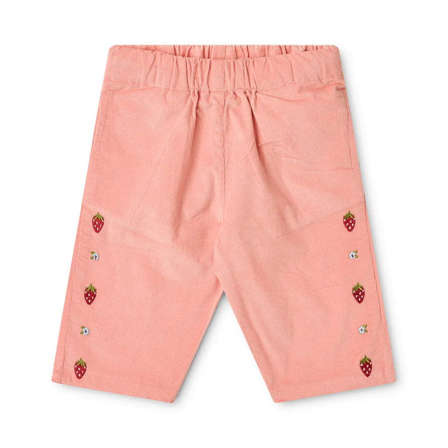 Belle Pants – Pantaloni in Cotone Elasticizzato -Warm Pink