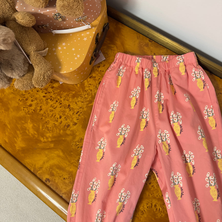 Egg Flower Aladdin Pants