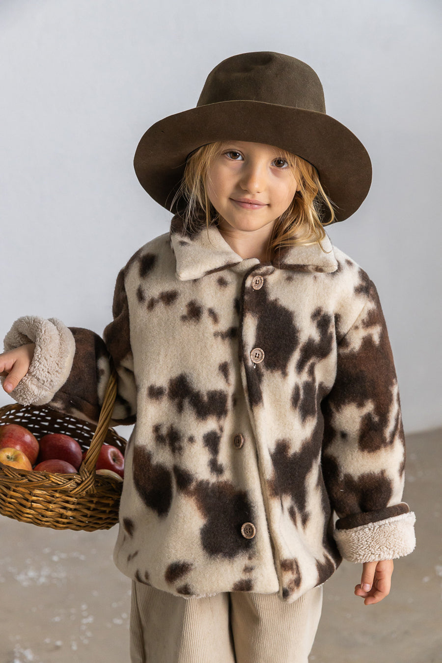 Cappotto con interno teddy COW