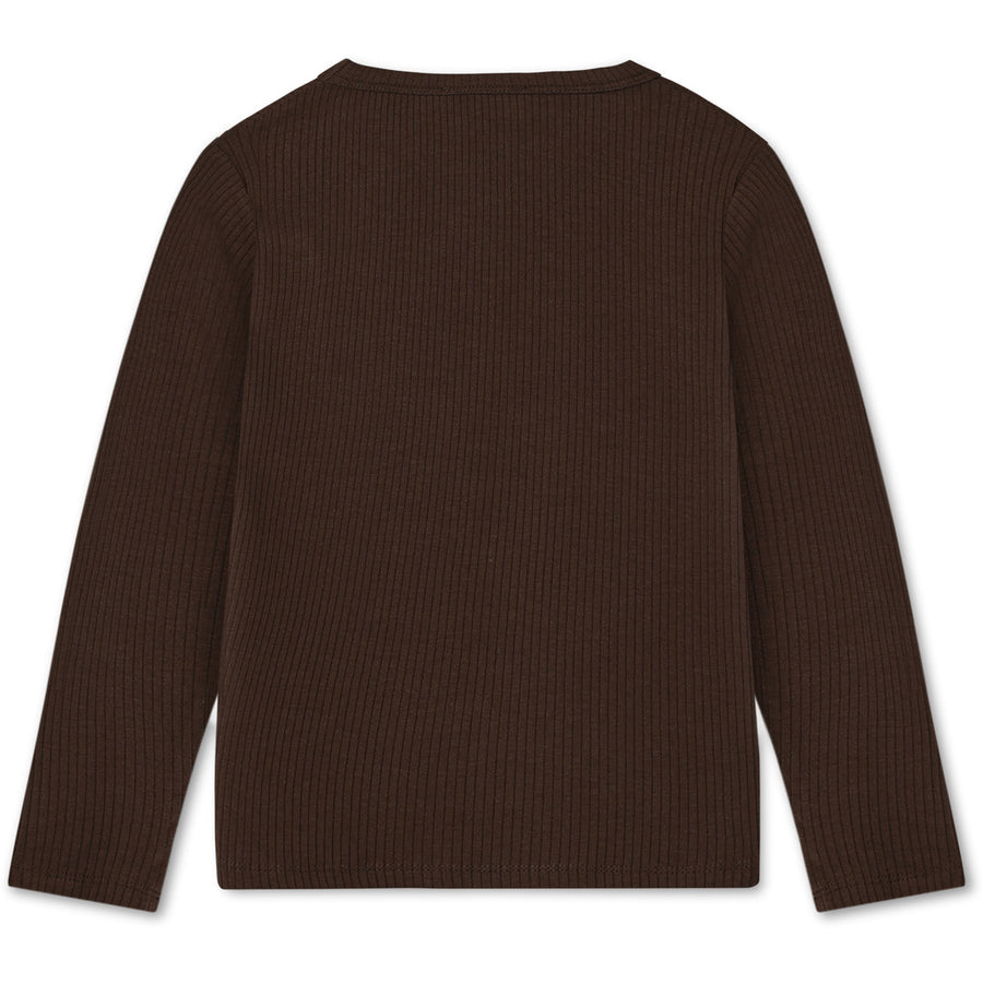 T-shirt a coste Kenna— Coffee Bean