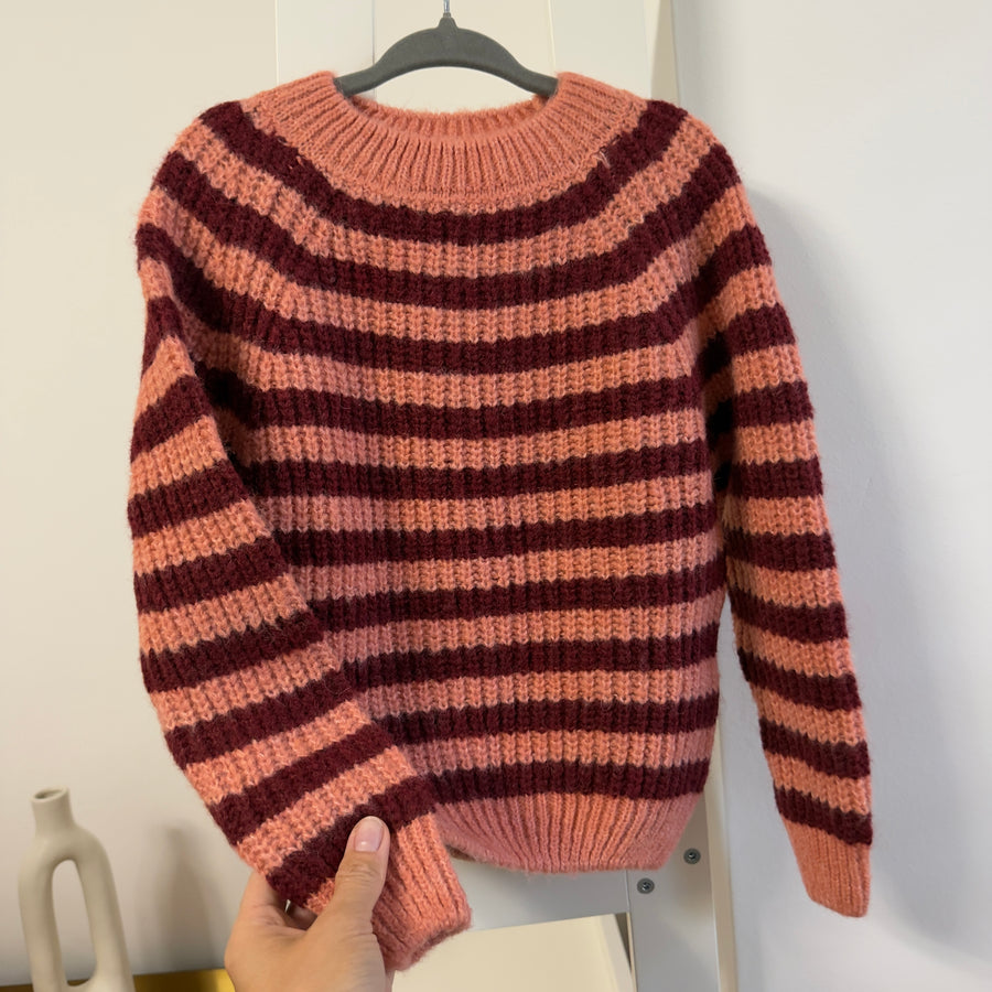 Maglia tricot a righe