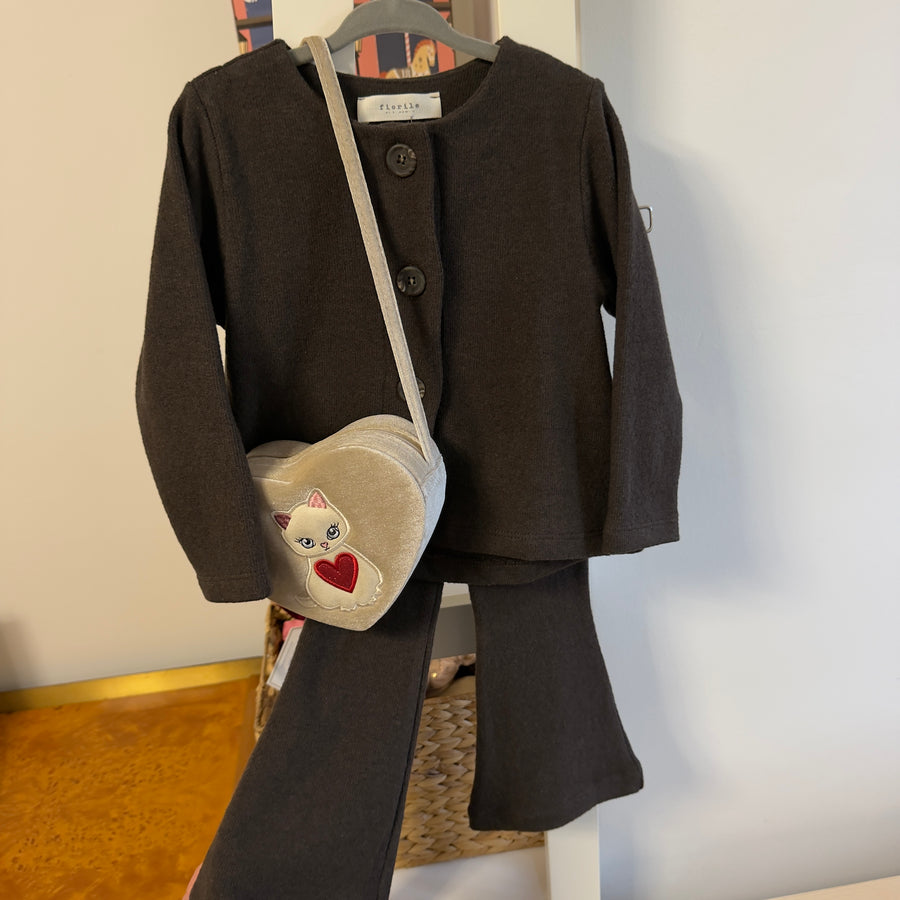 Pantalone Trombetta in Caldo Cotone -ICE COFFE