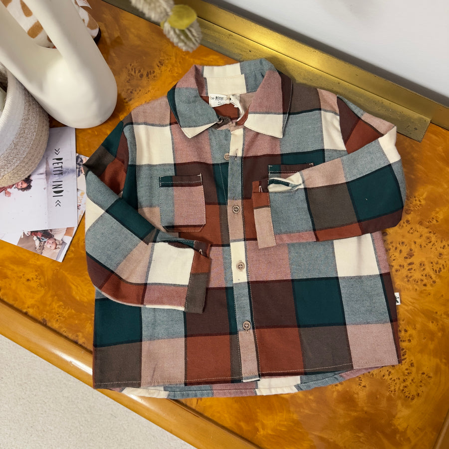 Camicia a quadri di cotone morbidissimo - stile e comfort assoluto
