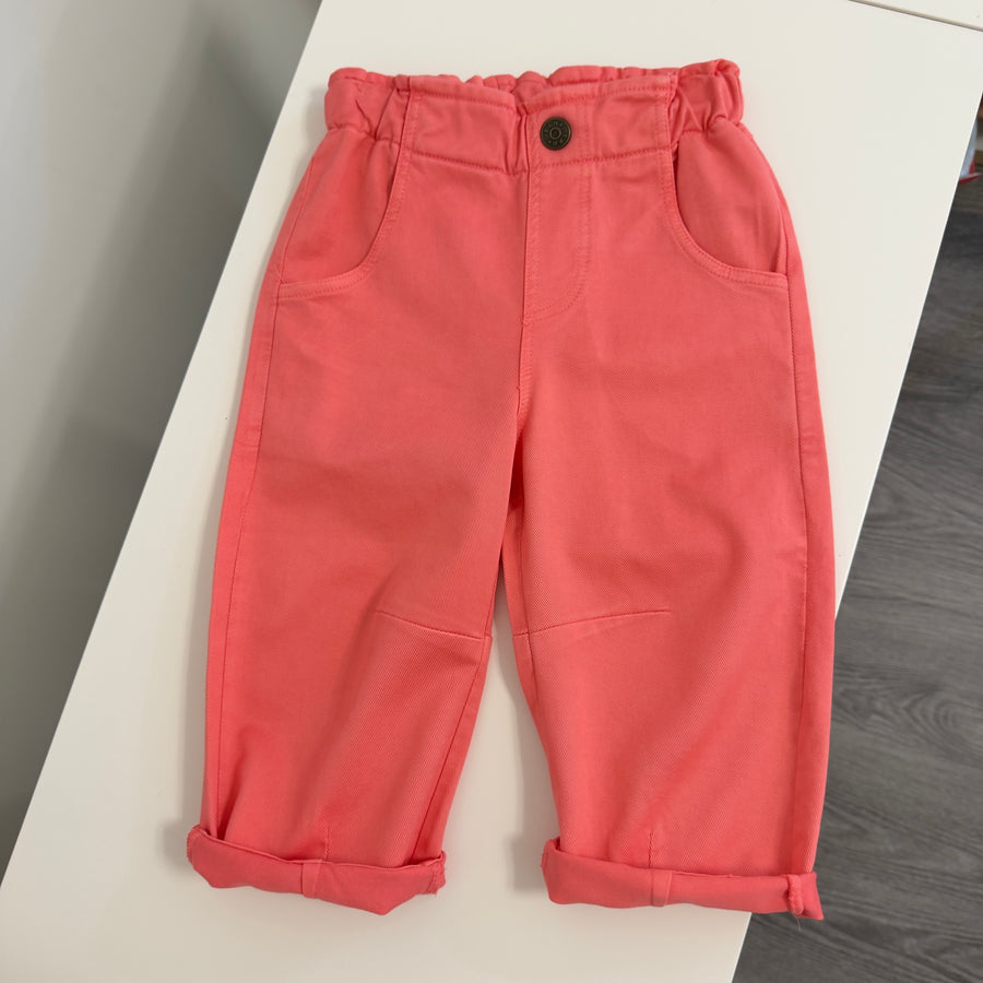 Pantaloni Atenas in twill elasticizzato – Tomato