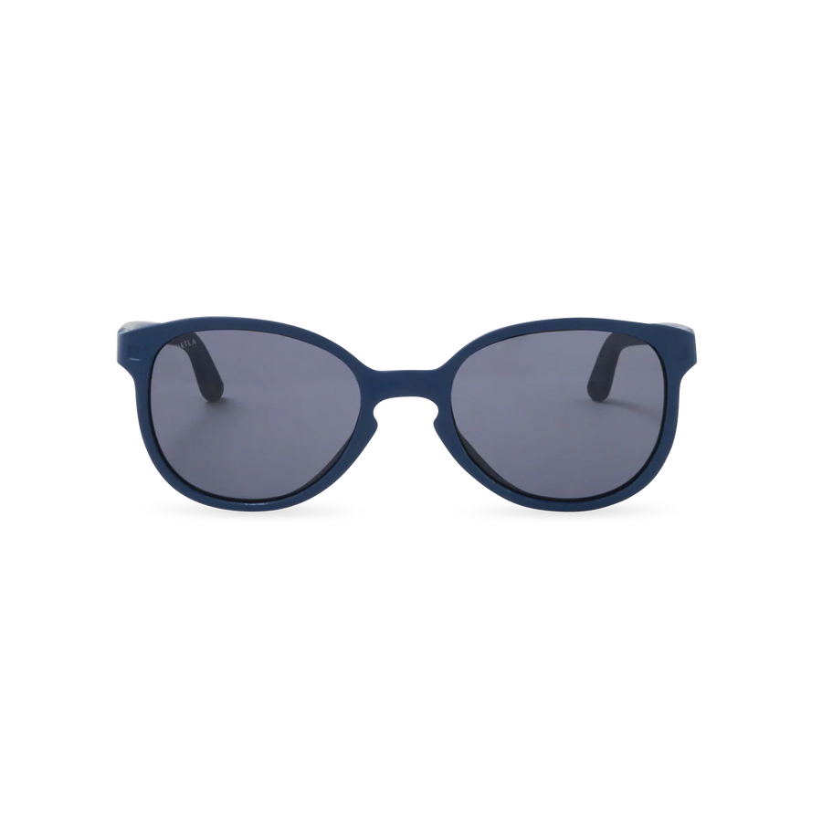 Occhiali da sole bambini UV400 flessibili e resistenti- WAZZ blue denim