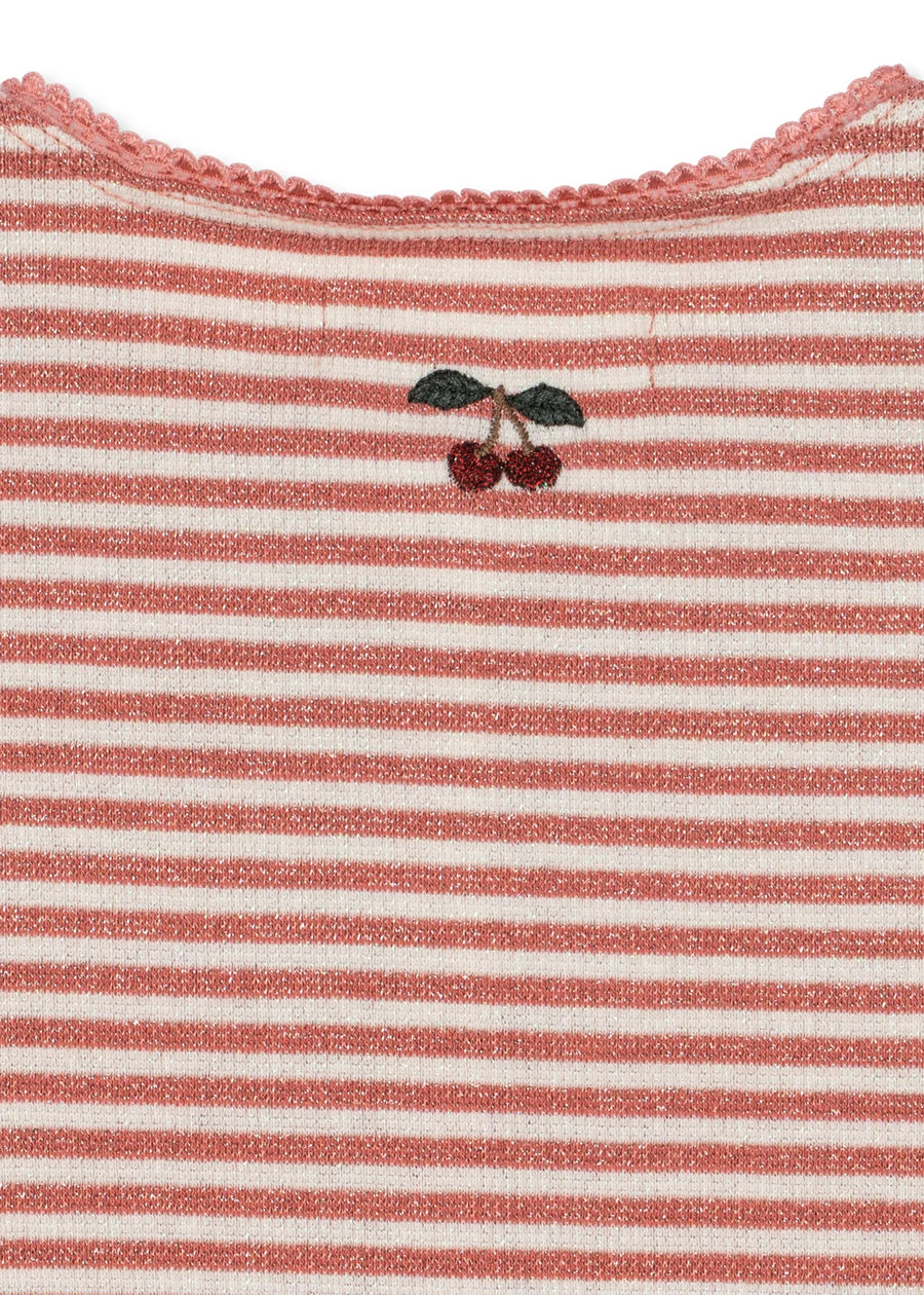 ROLI STRIPE CARDIGAN OCS - Rose Cream Stripe