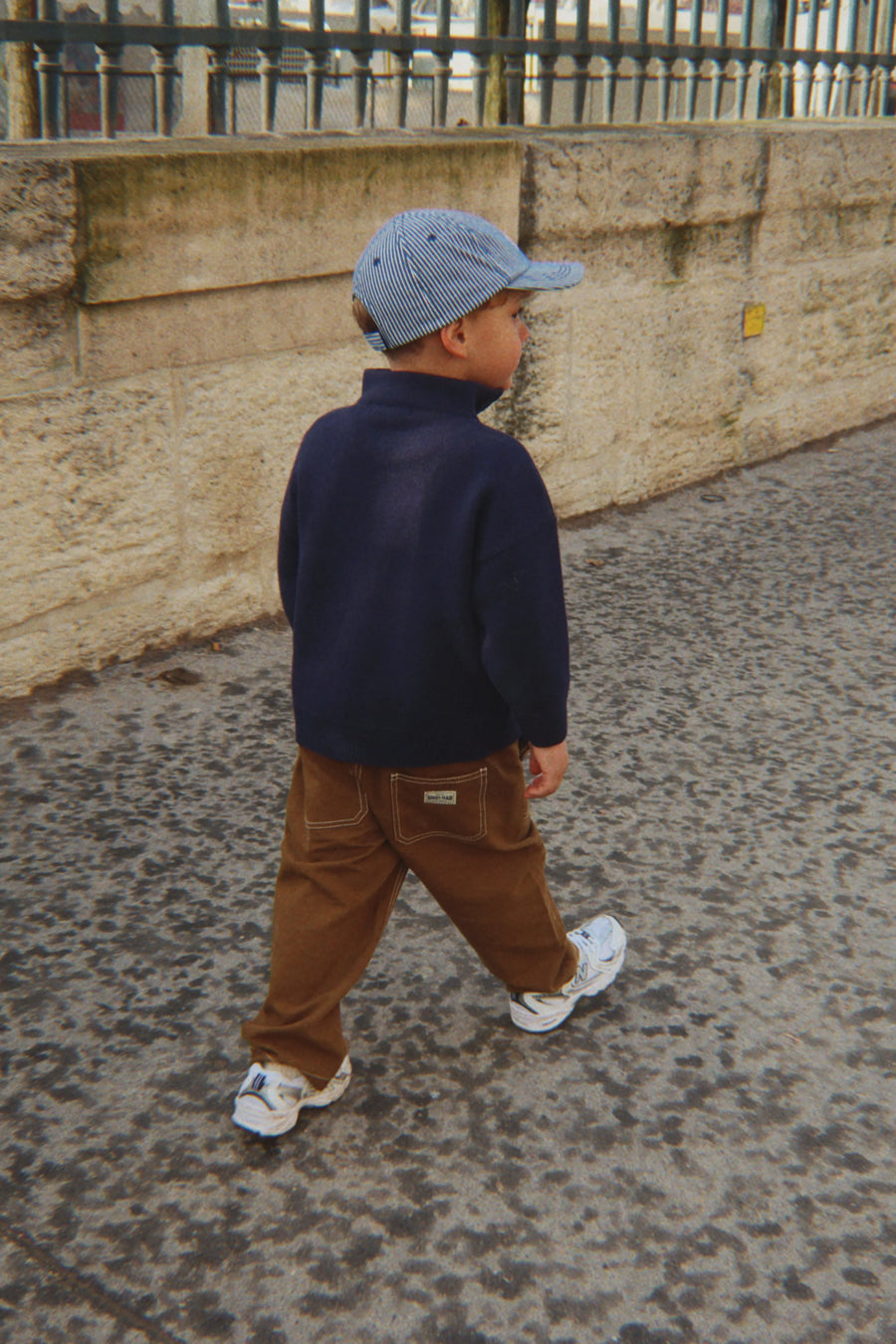 Pantalone rida in twill di cotone organico – ermine