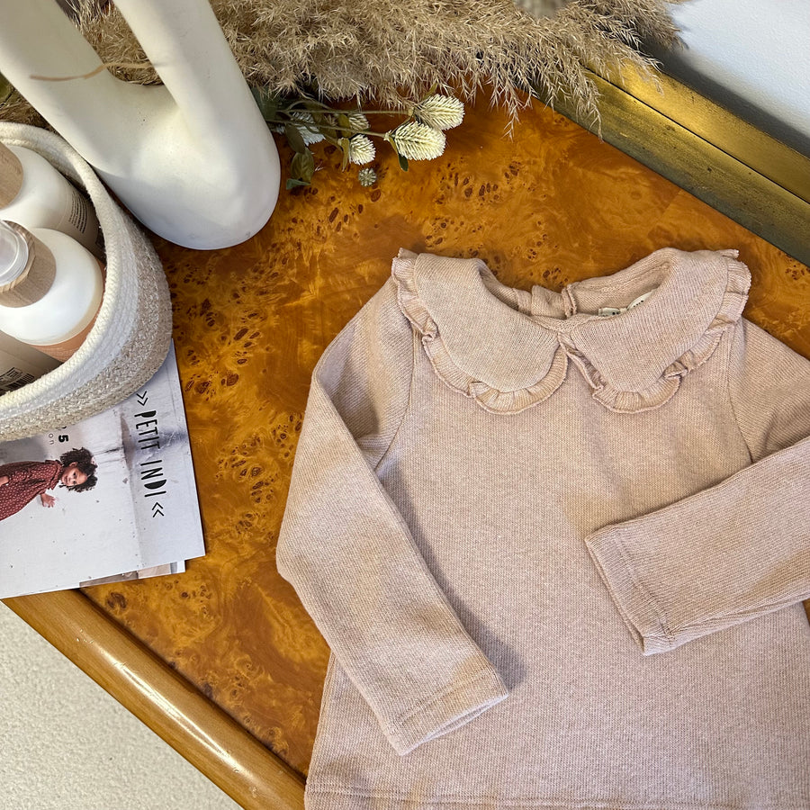 Maglia in caldo cotone – Rosa polvere, morbidezza unica
