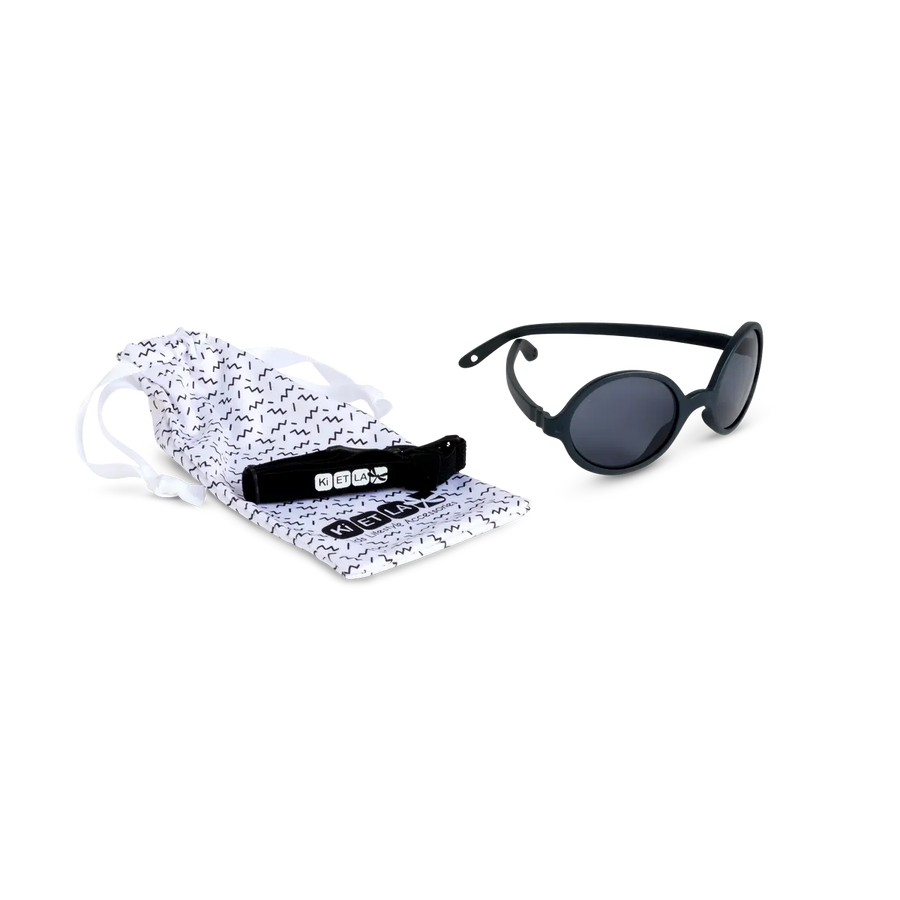 Occhiali da sole bambini UV400, montatura flessibile e sicura-ROZZ blue storm