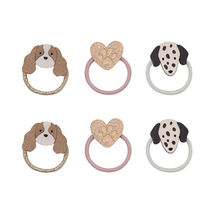 Mini Elastici per Capelli con Cagnolini -Puppy Love