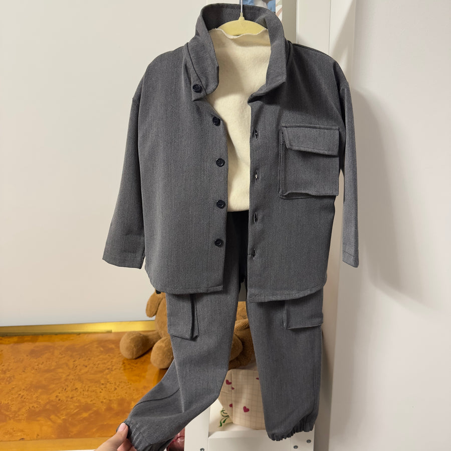 Pantalone cargo in vigogna - comodo morbido e super pratico