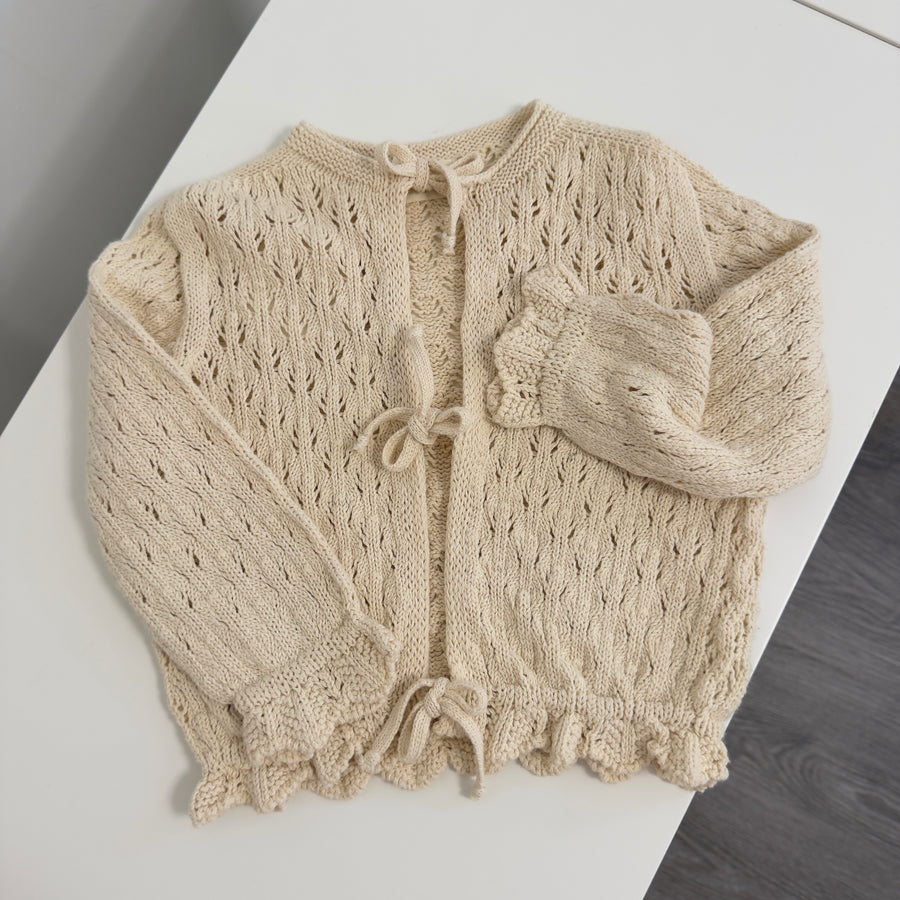 Cardigan Ivy – Cardigan in tricot openwork