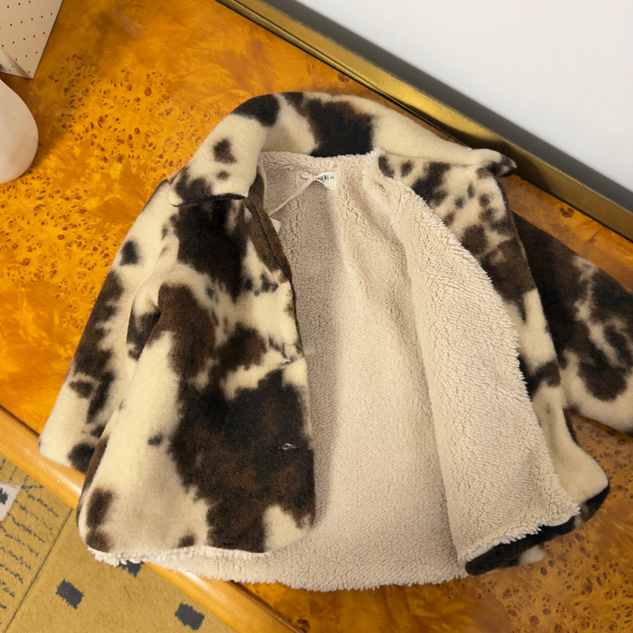 Cappotto con interno teddy COW