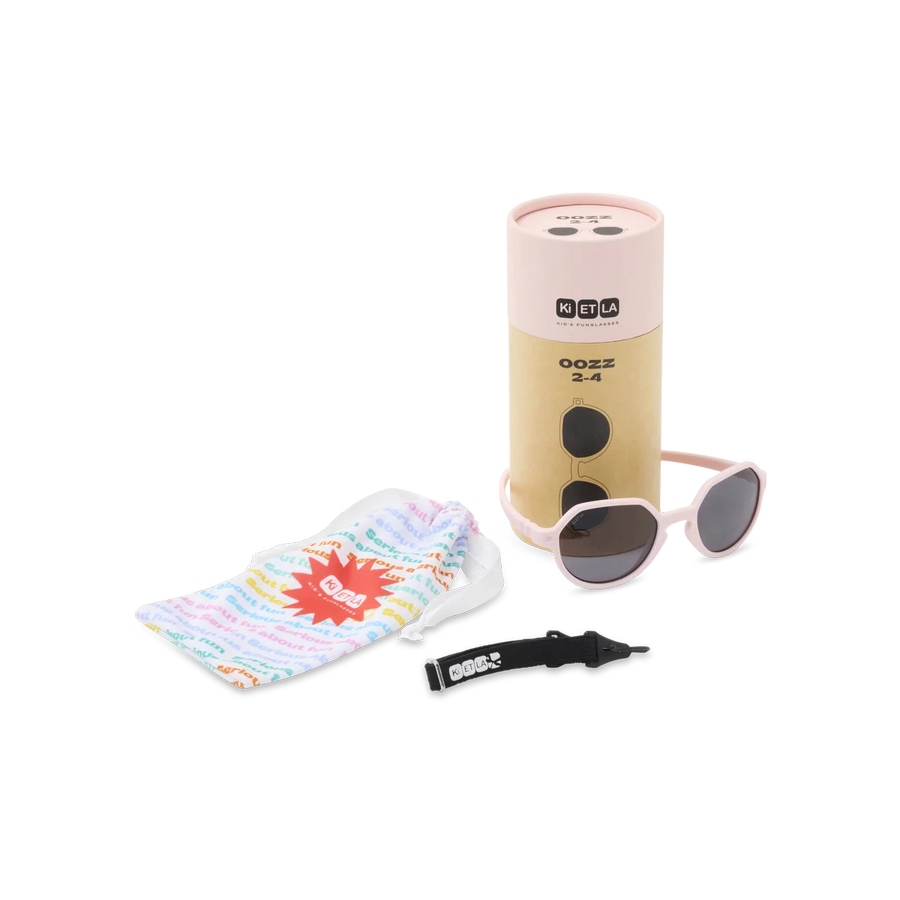 Occhiali da sole bambini– UV400 FLESSIBILI e resistenti -OOZZ blush